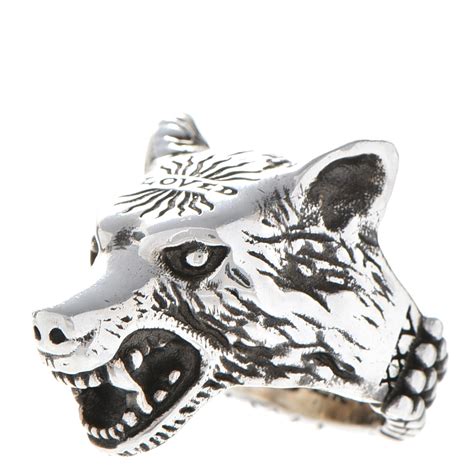 gucci wolf ring replica|sterling silver anger forest wolf.